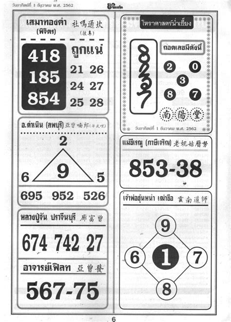 Thai Lottery Original .